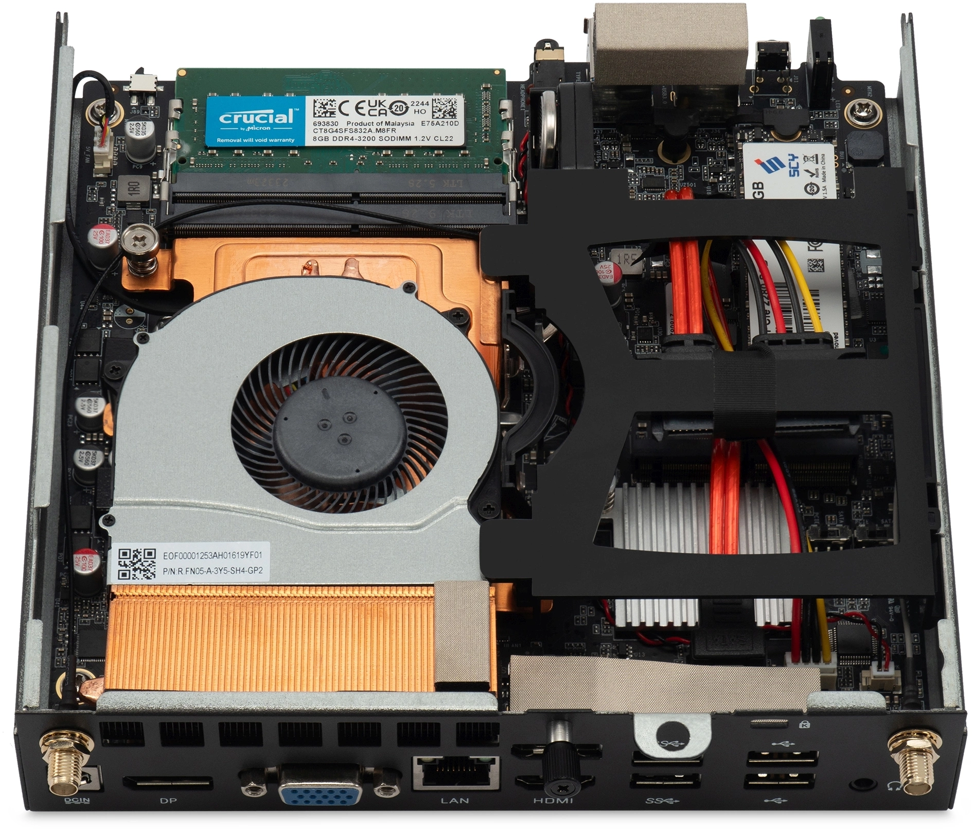 Неттоп IRU 310H6ITF i5 12400T (1.8) 8Gb SSD256Gb UHDG 730 Windows 11 Pro GbitEth WiFi BT черный (1975183)