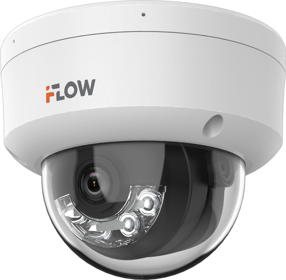 F-IC-2482C2MS(4mm) - 8Мп уличная купольная IP-камера с гибридной Smart подсветкой до 30м  и технологией SharpSense