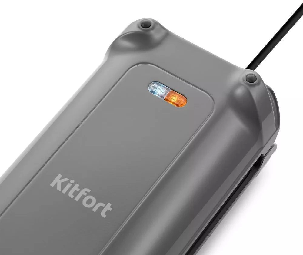 Вафельница Kitfort КТ-1691 700Вт серый/серый