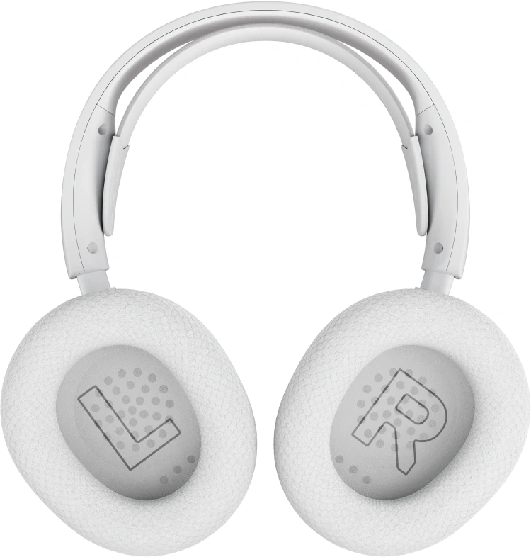 Наушники с микрофоном Steelseries Arctis Nova 5 белый накладные BT/Radio оголовье (61671)