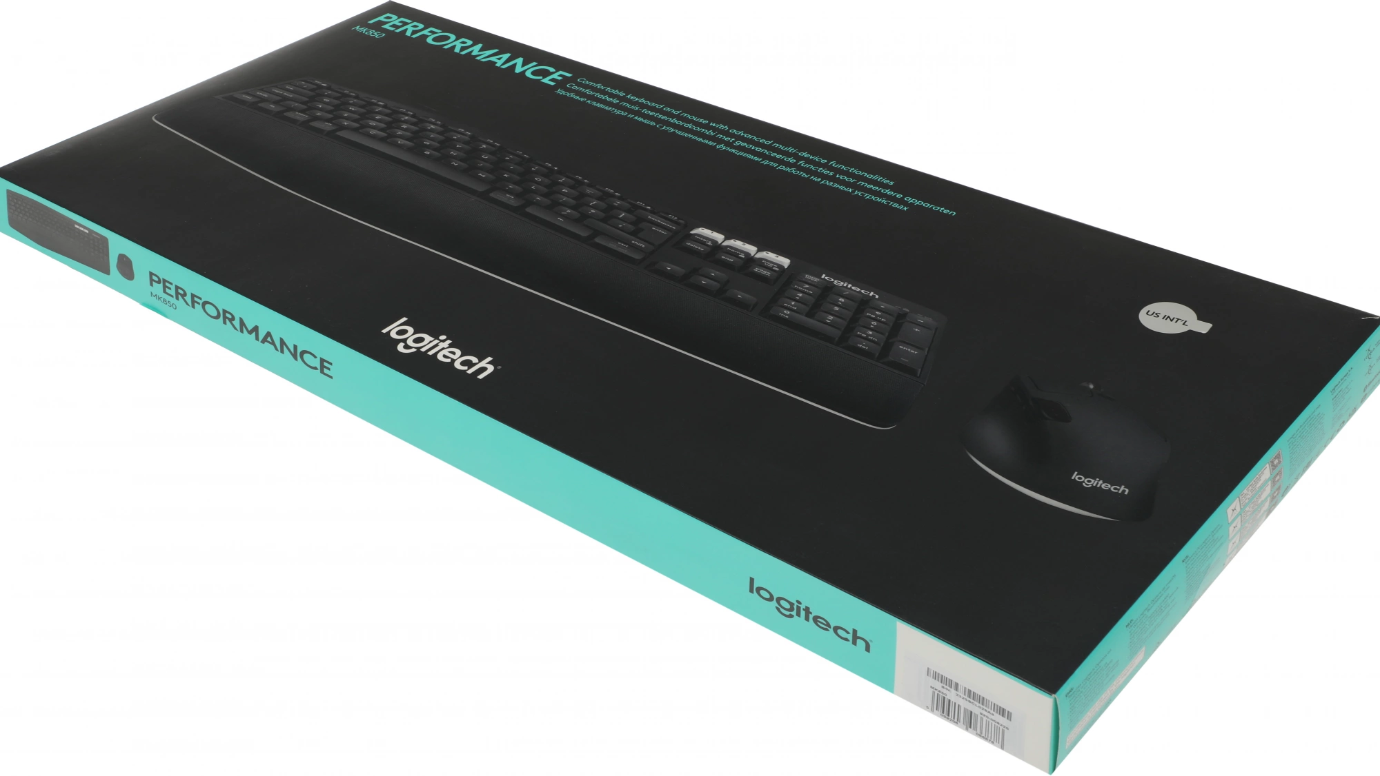 Клавиатура + мышь Logitech MK850 клав:черный мышь:черный USB беспроводная slim Multimedia (920-008226)