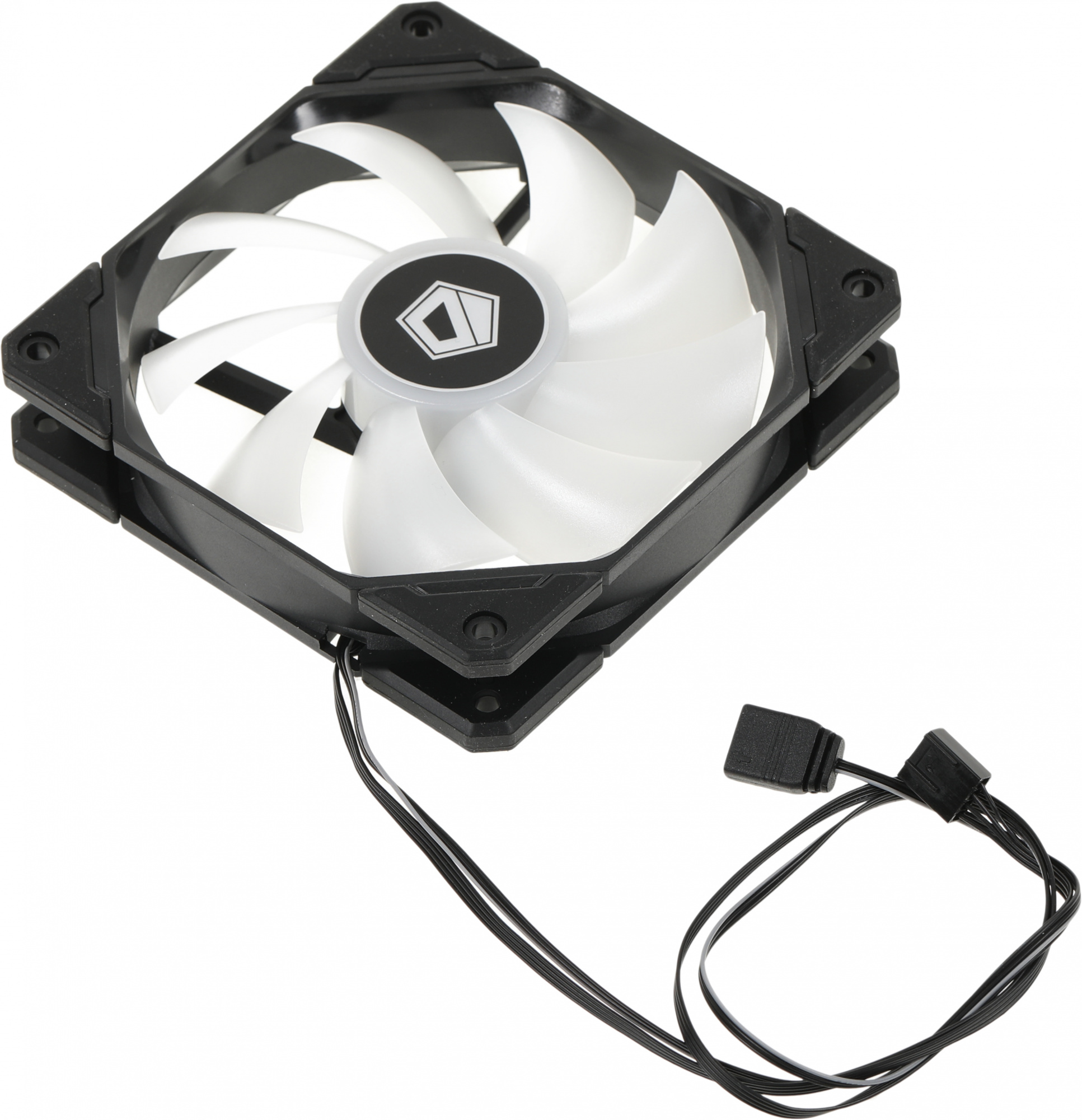 Вентилятор для корпуса ID-Cooling TF-12025 ARGB 120х120x25 черный 4-pin 31дБ (TF-12025-ARGB) Ret