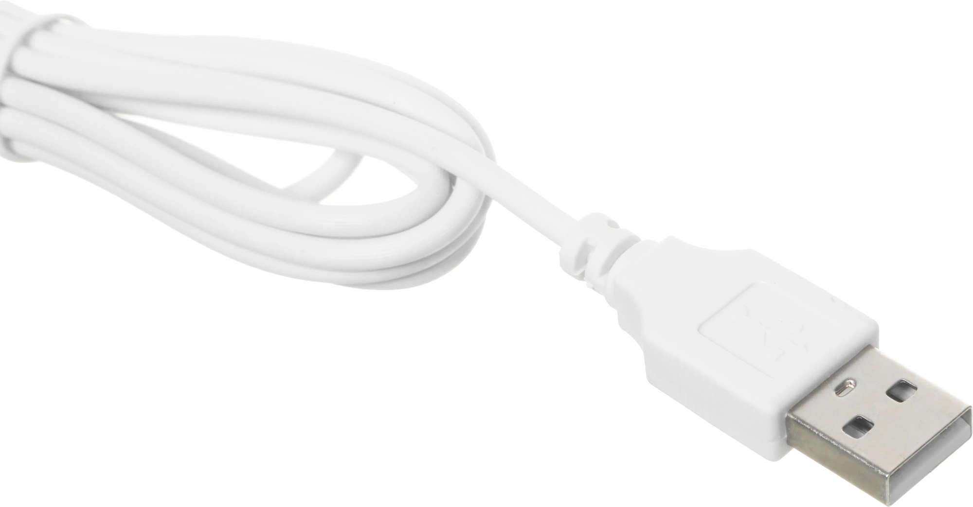 Клавиатура Acer OKW301 белый USB Multimedia (ZL.KBDCC.01B) кабель 1.8м
