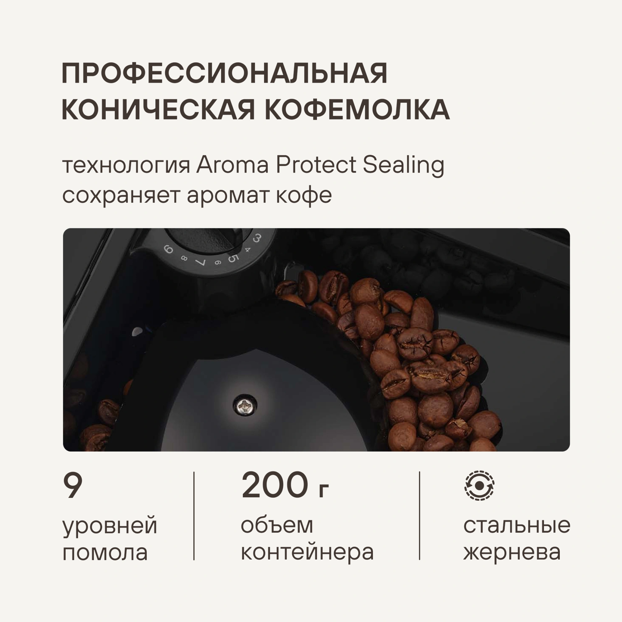 Кофемашина Rondell RDE-1116 1400Вт черный