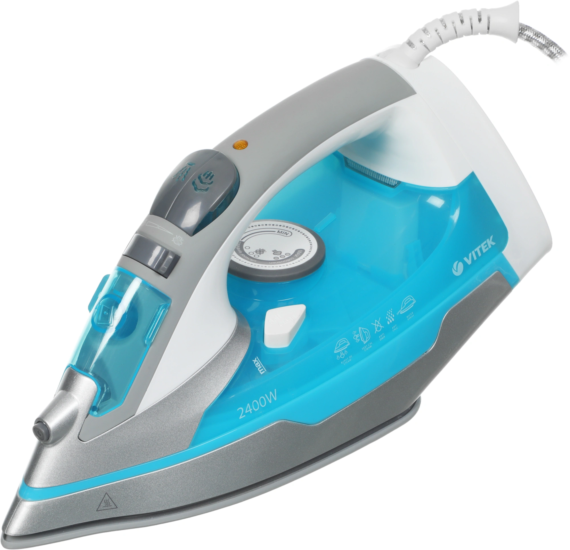 Утюг Vitek VT-1258 2400Вт белый