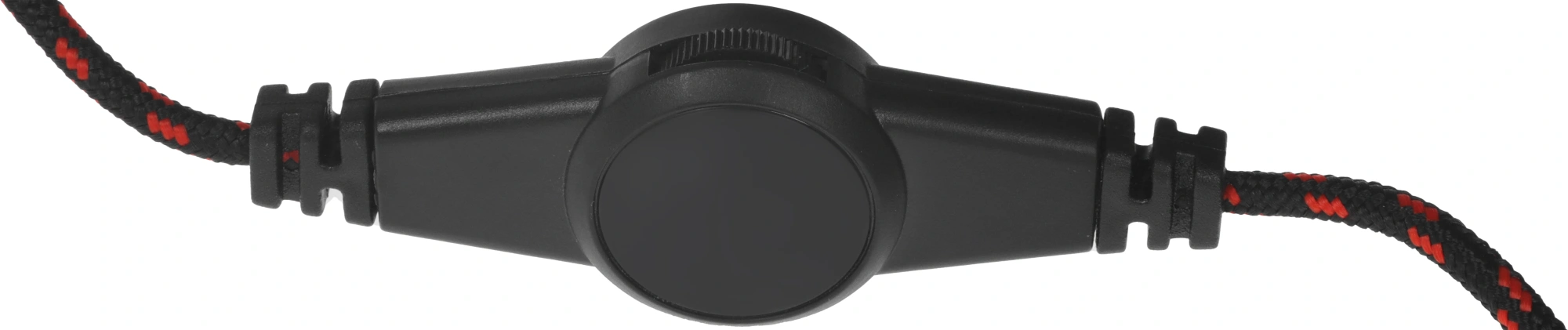 Наушники с микрофоном Оклик HS-L320G Phoenix черный/красный 1.9м мониторные оголовье (359482)