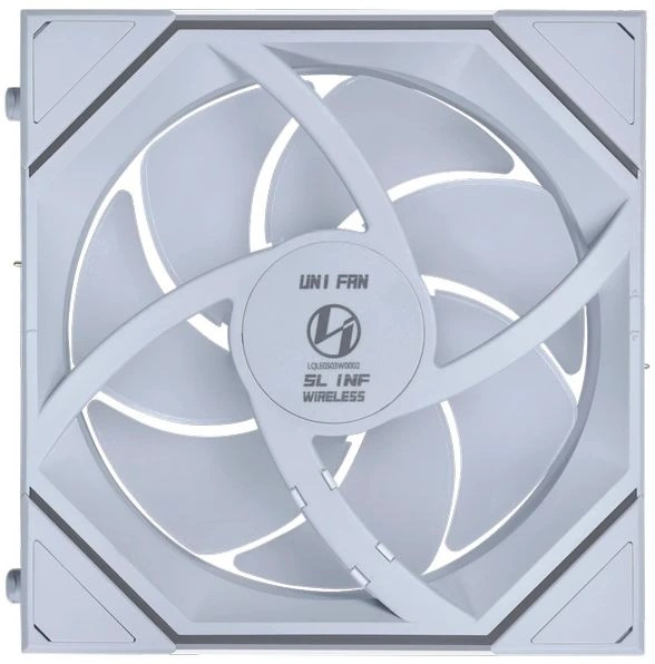 Вентилятор для корпуса Lian-Li Uni Fan SL-INF Wireless 120 ARGB 120х124.5x28 белый 4-pin 29.2дБ (упак.:3шт) (G99.12SLIN1W3W.R0) Ret