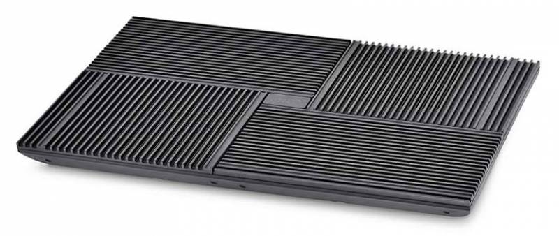 Подставка для ноутбука Deepcool Multi Core X8 (DP-N422-X8BK) 17" 381x268x29мм 23дБ 2xUSB 4x 1290г
