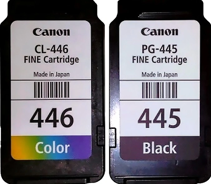 Картридж струйный Canon PG-445/CL-446 8283B004/008 многоцветный/черный набор печ.гол.в компл. для Canon MG2440/MG2540