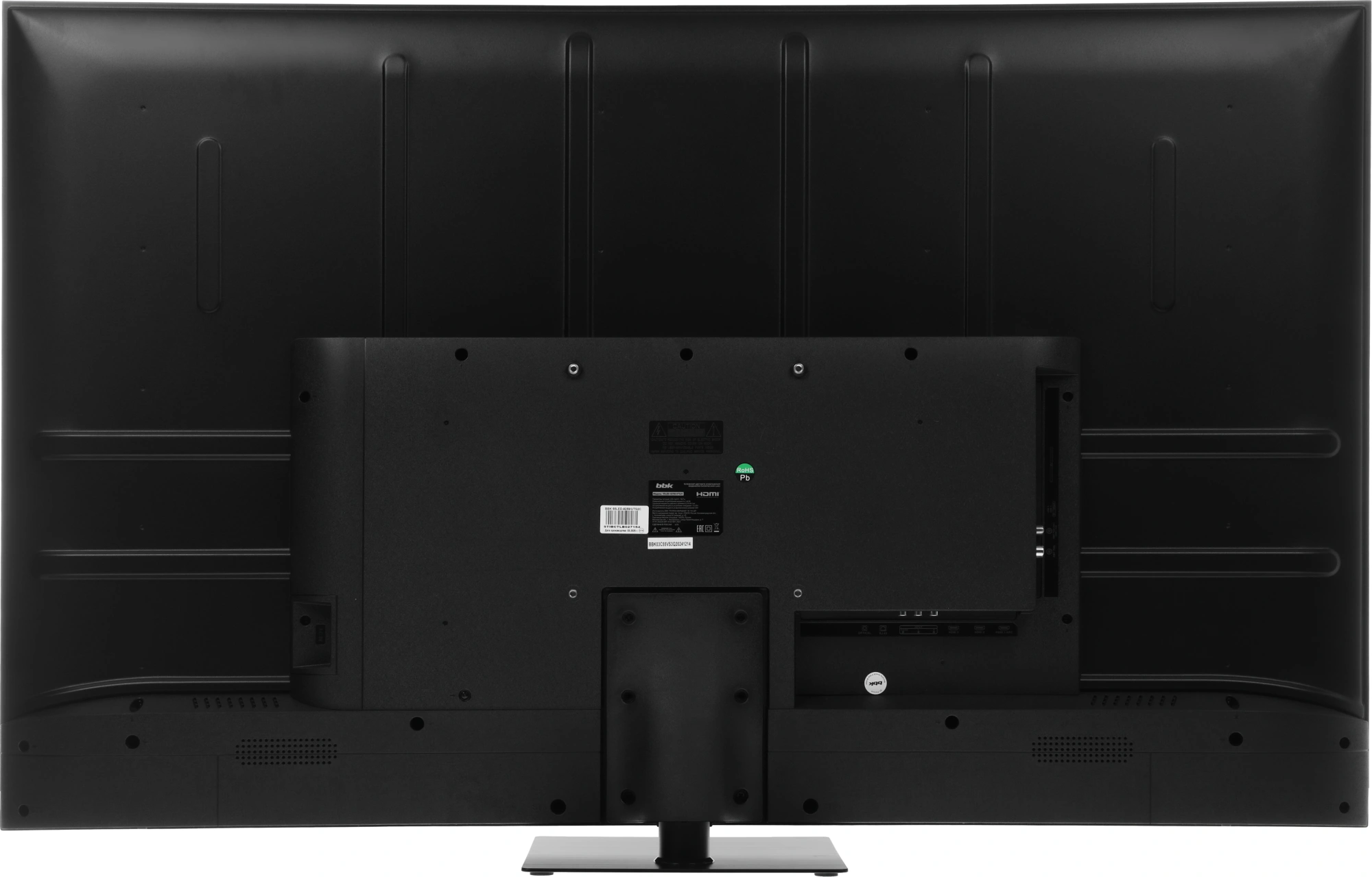 Телевизор QLED BBK 55" 55LED-8259/UTS2C (B) Frameless черный/черный 4K Ultra HD 60Hz DVB-T2 DVB-C DVB-S2 USB WiFi Smart TV