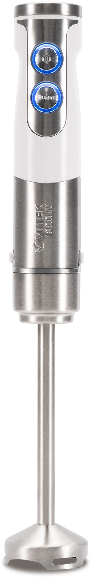 Блендер погружной Vitek VT-8543 1300Вт белый/серебристый