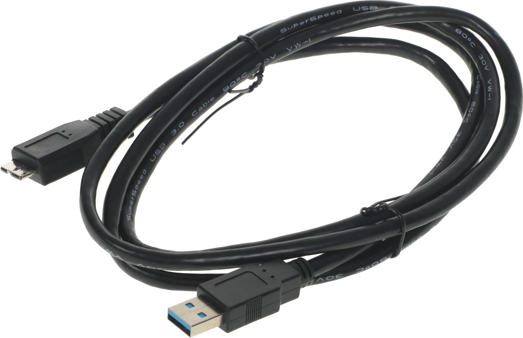 Кабель Buro MK30-AM-1.5 micro USB 3.0 B (m) USB A(m) 1.5м черный
