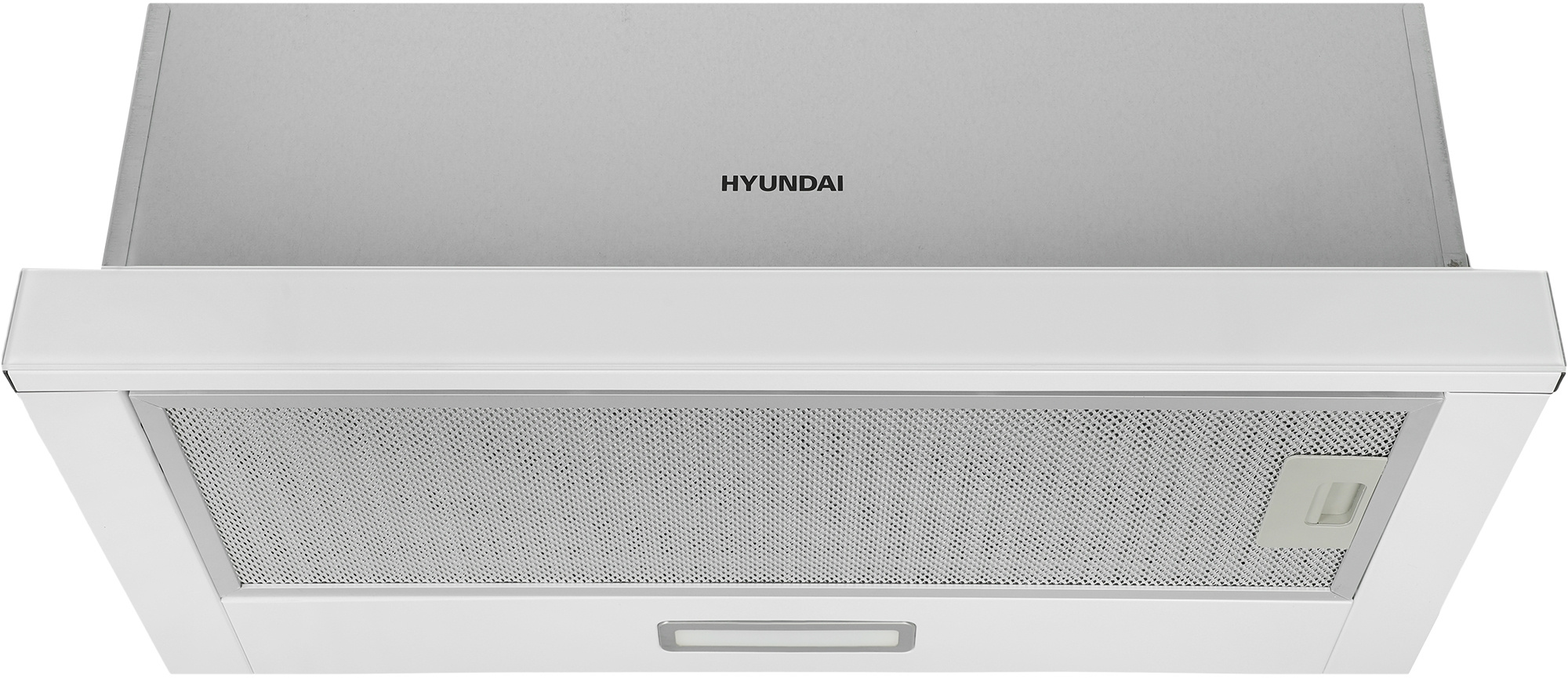 Вытяжка встраиваемая Hyundai HBH 6230 W белый управление: кулисные переключатели (1 мотор)