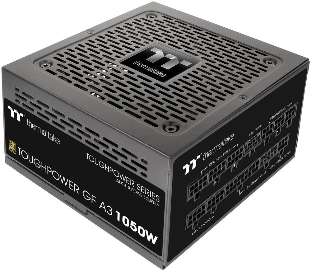 Блок питания Thermaltake ATX 1050W Toughpower GF A3 Gen.5 80+ gold 24pin APFC 120mm fan 12xSATA Cab Manag RTL
