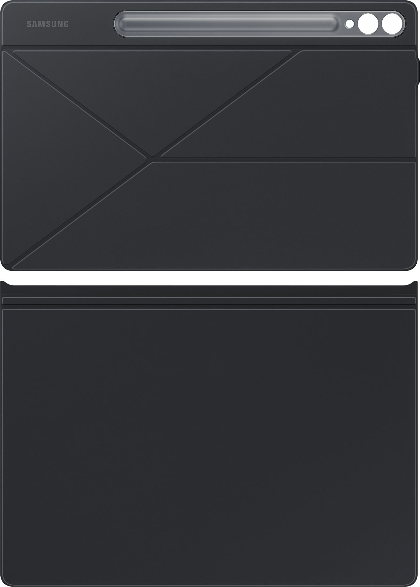 Чехол Samsung для Samsung Galaxy Tab S9+/S9 FE+/S10+ Smart Book Cover полиуретан черный (EF-BX810PBEGRU)