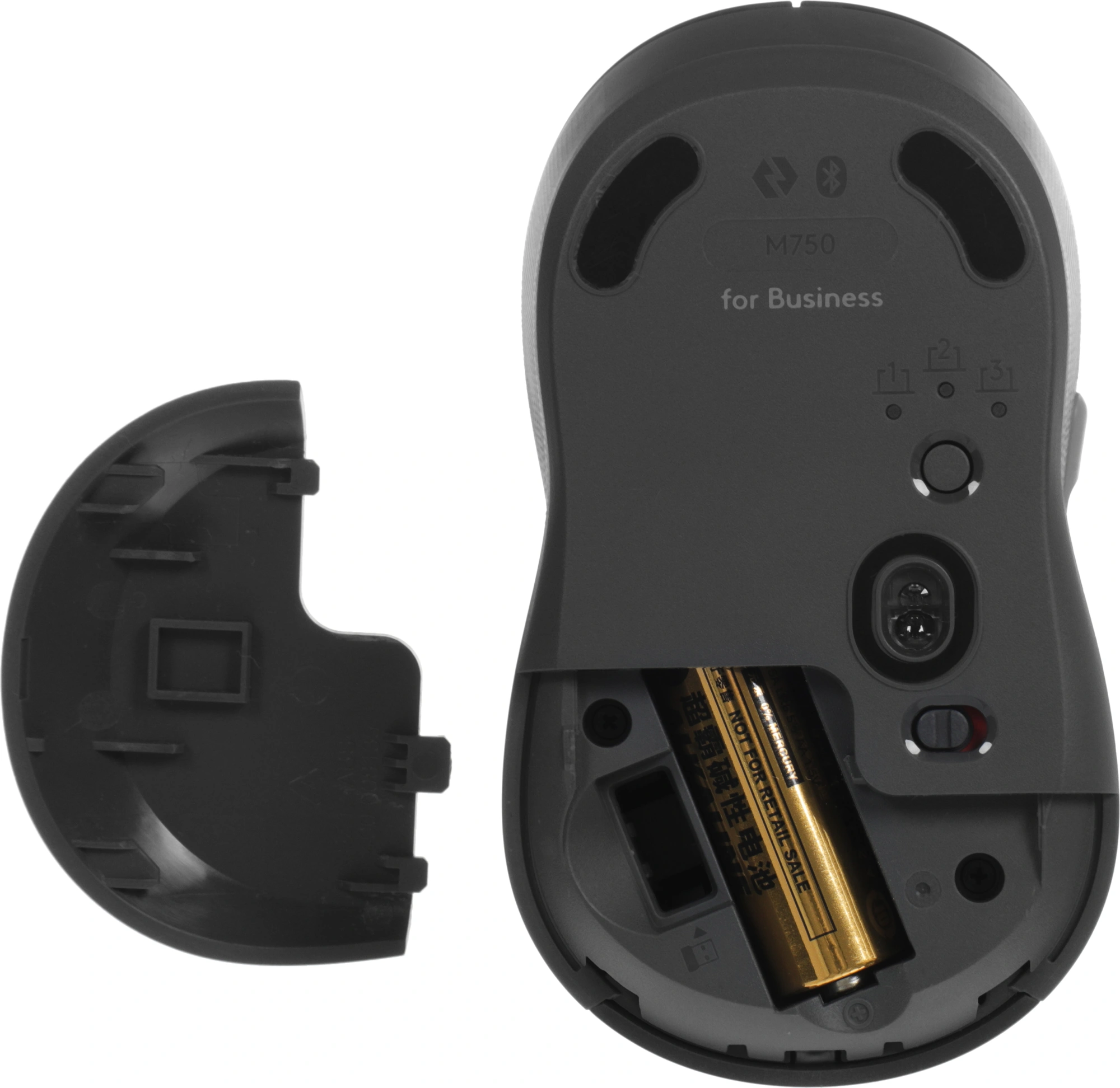 Клавиатура + мышь Logitech MK950 клав:графитовый/черный мышь:черный/серый USB беспроводная Bluetooth/Радио slim (920-012500)