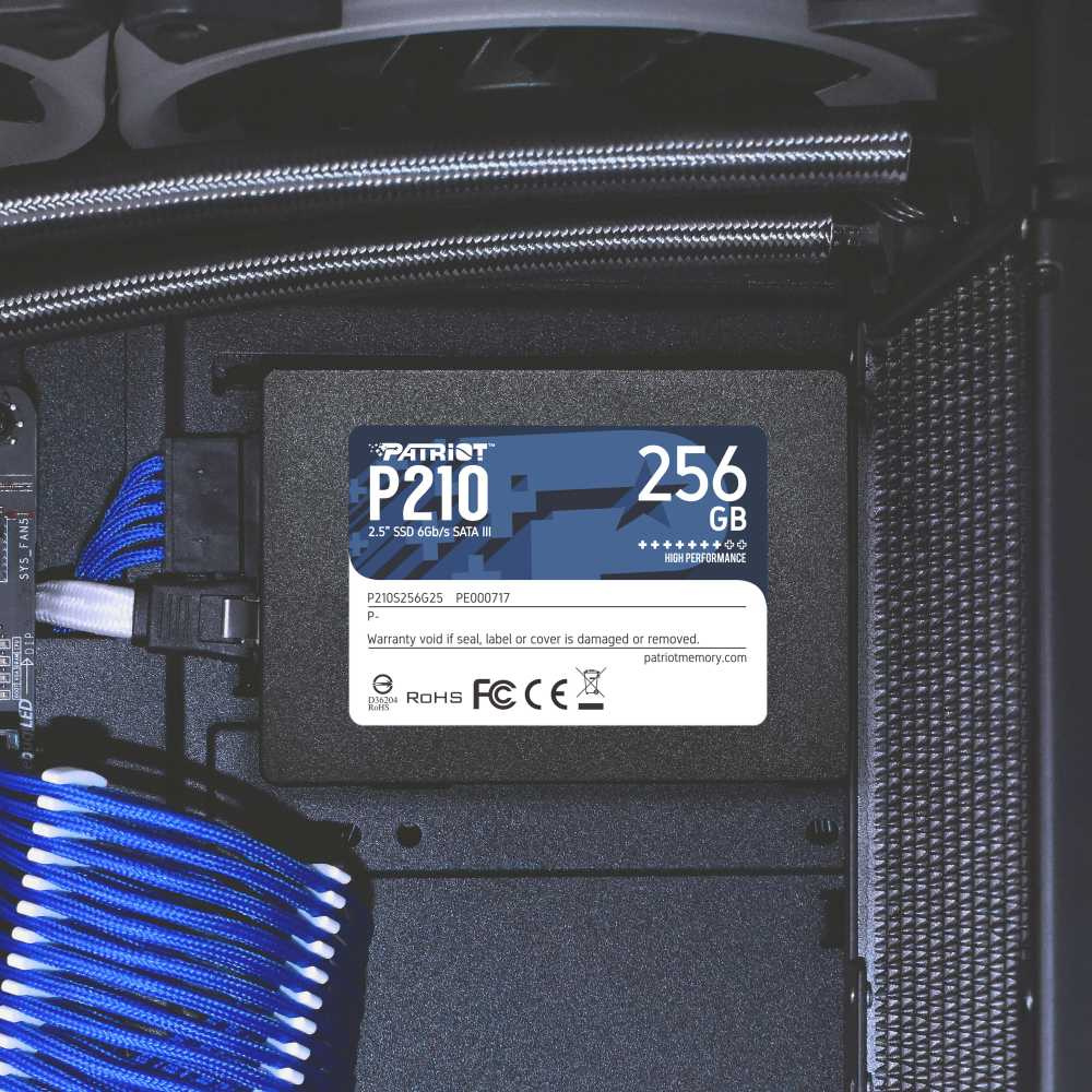 Накопитель SSD Patriot SATA-III 256GB P210S256G25 P210 2.5"
