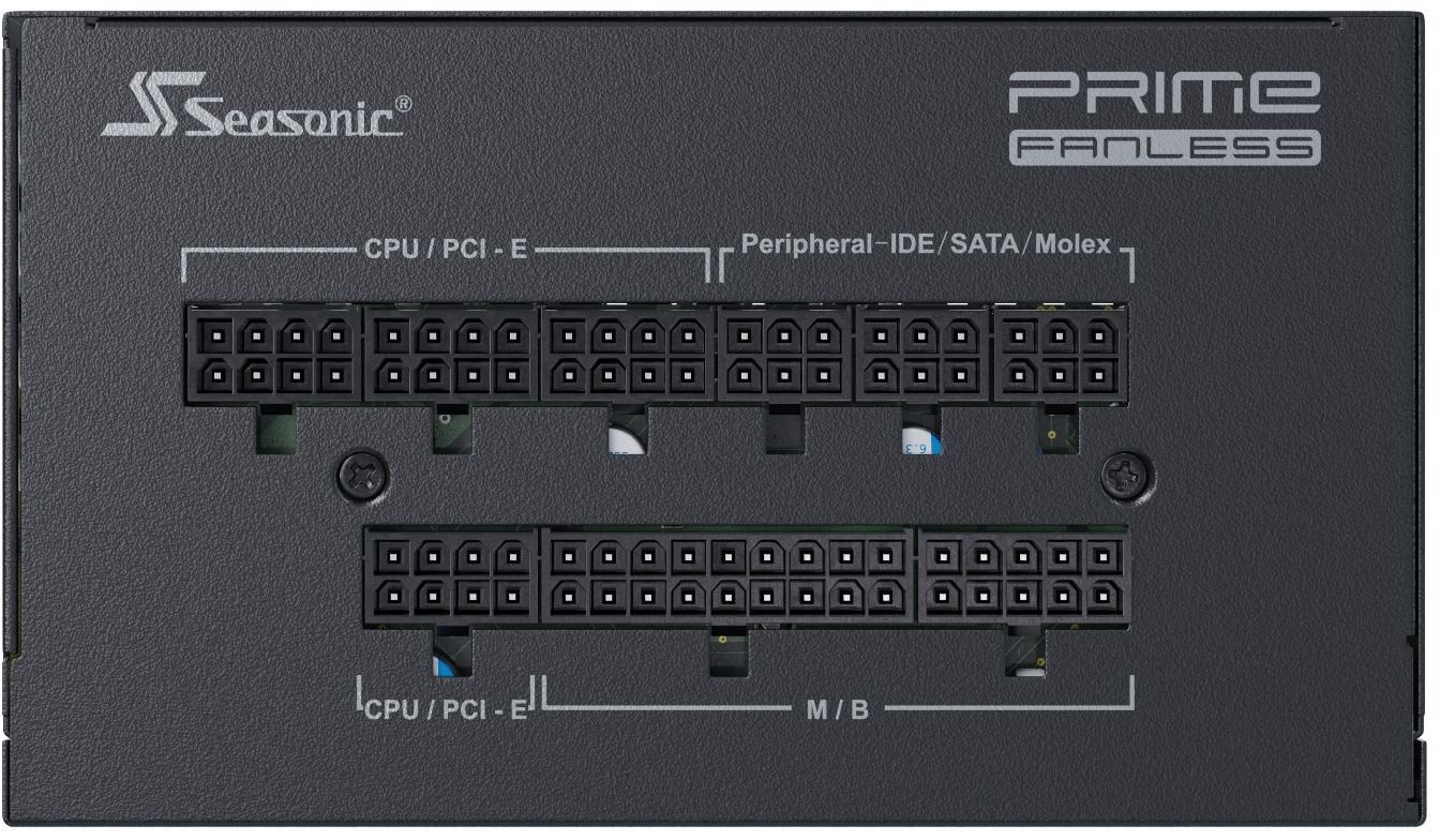 Блок питания Seasonic ATX 500W PRIME Fanless PX-500 80+ platinum 24pin APFC 8xSATA Cab Manag RTL