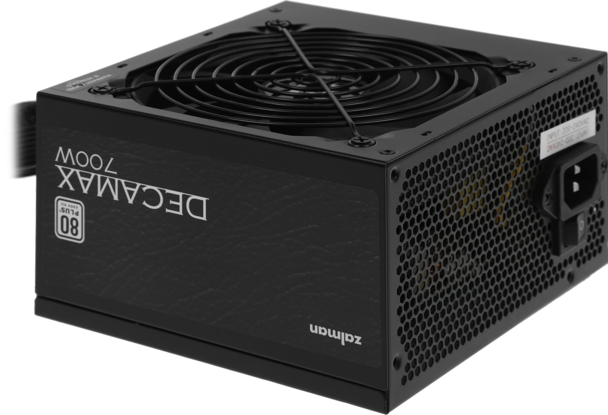 Блок питания Zalman ATX 700W ZM700-LX3 80+ white (20+4pin) APFC 120mm fan 6xSATA RTL