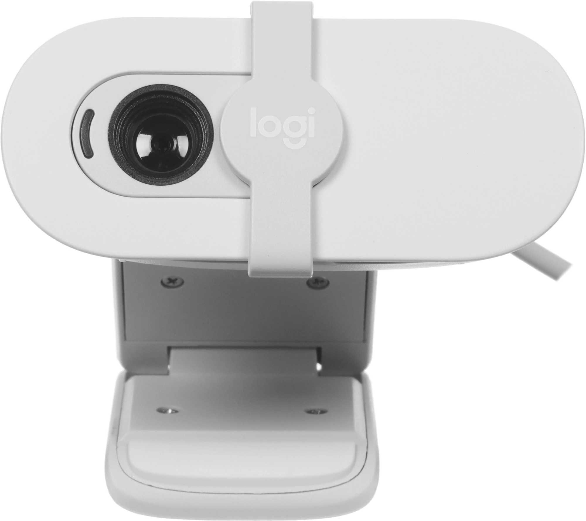 Камера Web Logitech HD Webcam Brio 100 белый 2Mpix (1920x1080) USB-A с микрофоном (960-001618)