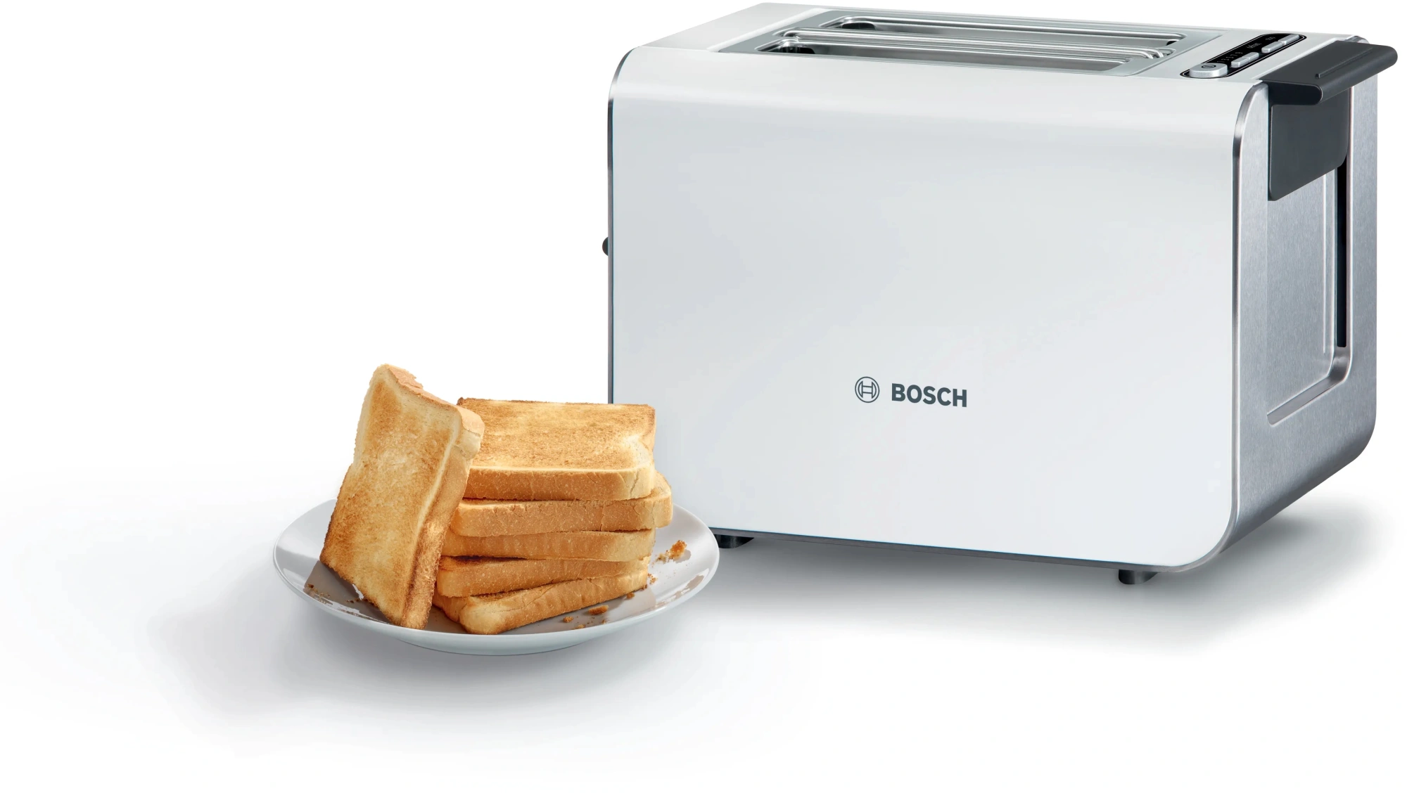 Тостер Bosch TAT8611N 860Вт белый