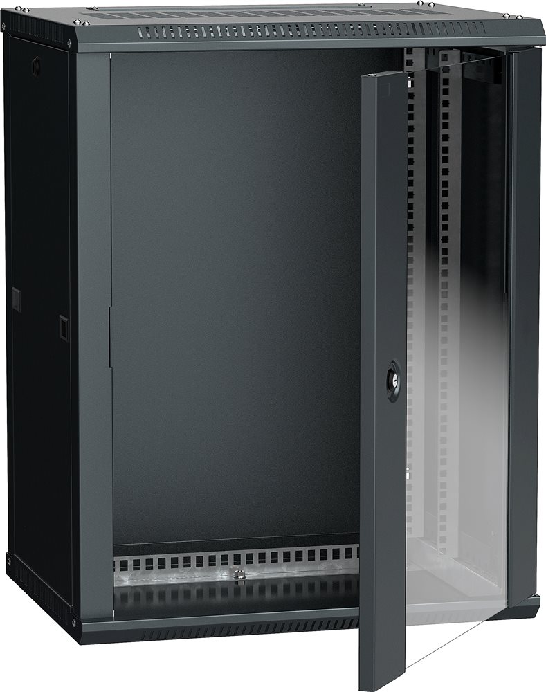 LWR5-15U64-GF - ITK Шкаф LINEA W 15U 600x450 мм дверь стекло, RAL9005