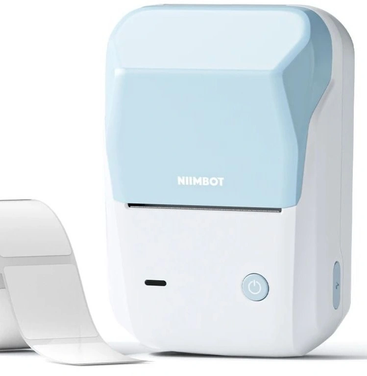 Термопринтер Niimbot B1 (1746797) 203dpi 50мм/с/USB/BT для печ.этик. голубой