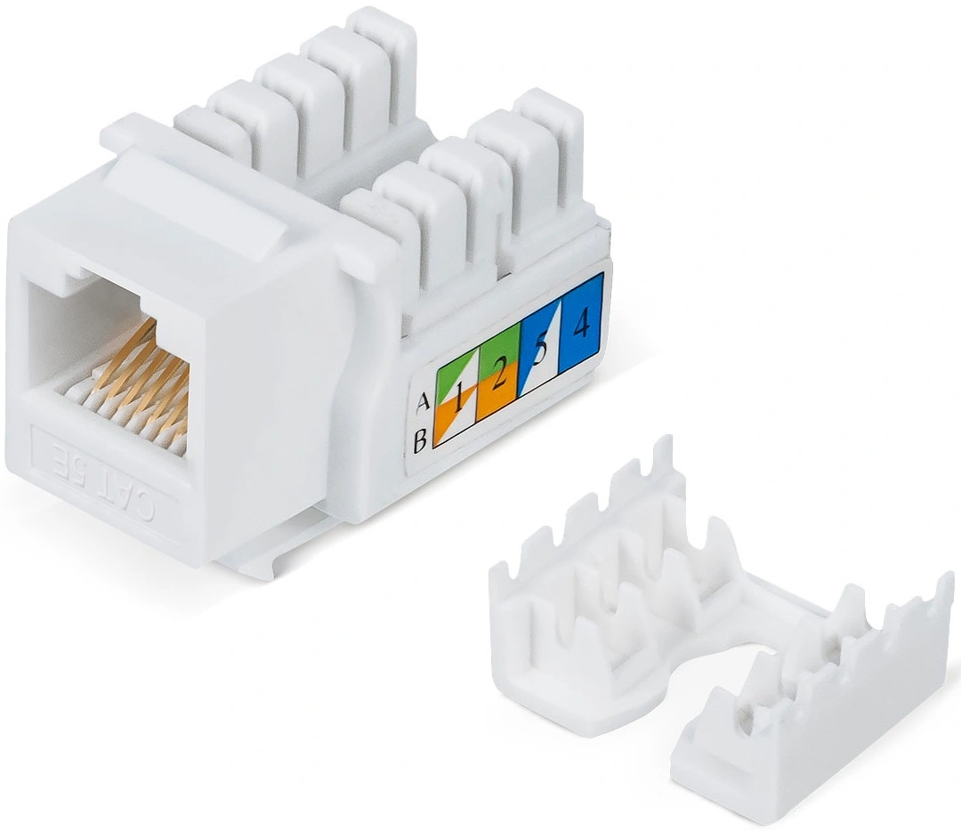 Модуль Cabeus KJ-RJ45-CAT.5E-90 информ. KeystoneRJ45 кат.5E бронз.