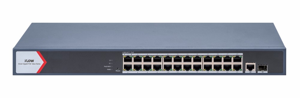 F-SW-EM626POE-VM - настраиваемый коммутатор Advanced СЕРИЯ (1000М PoE) Смарт-управляемый, iFLOW