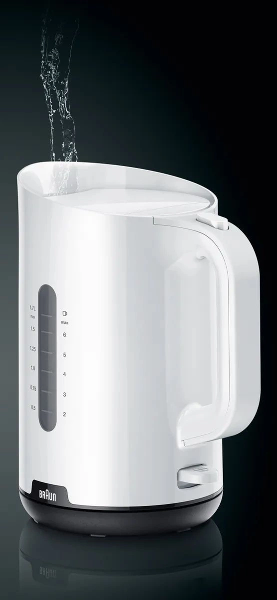Чайник электрический Braun WK1100WH 1.7л. 2200Вт белый корпус: пластик