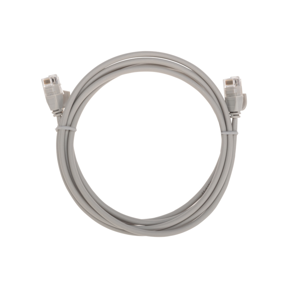 02-0380-2 - Патч-корд U/UTP, CAT 6A (10G), RJ45-RJ45, 28AWG, LSZH, серый, 2м, Rexant