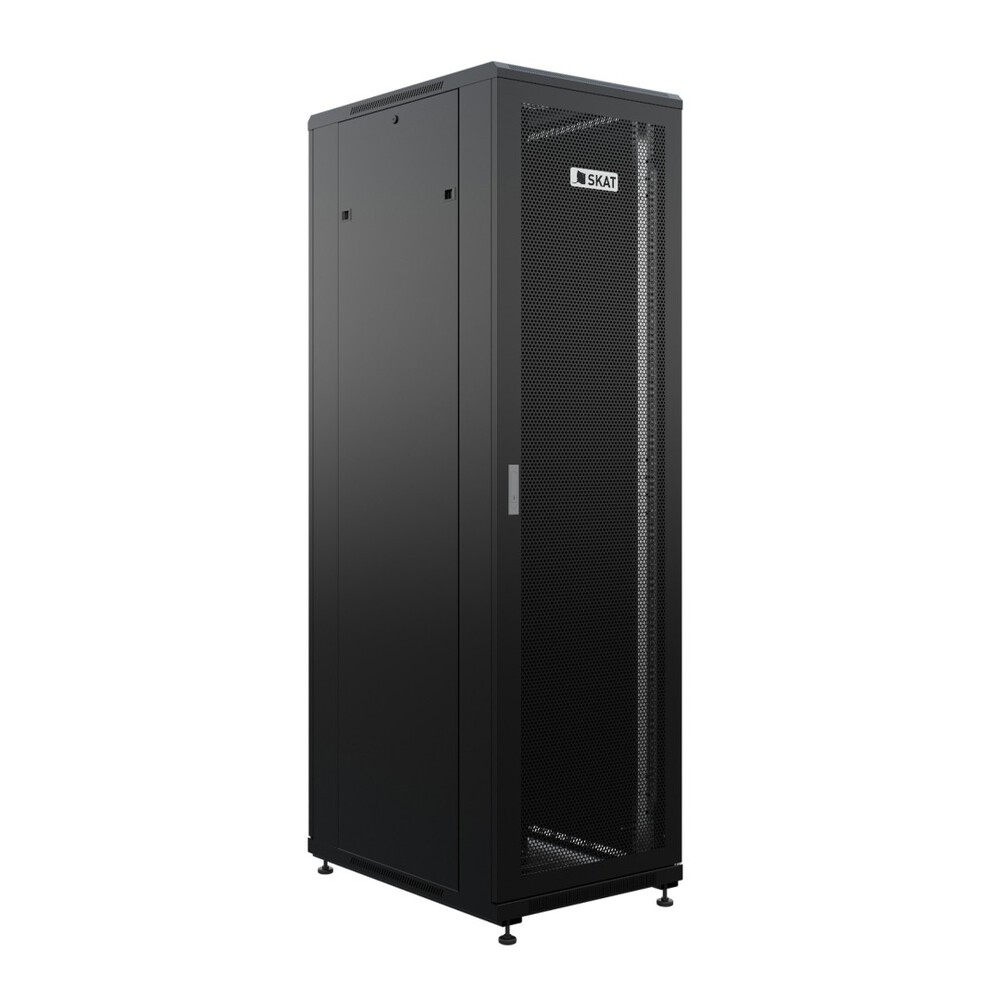 4408 SKAT TB-42R680PF-B - Шкаф напольный универсальный серверный 42U 600х800мм, дверь перфорированная