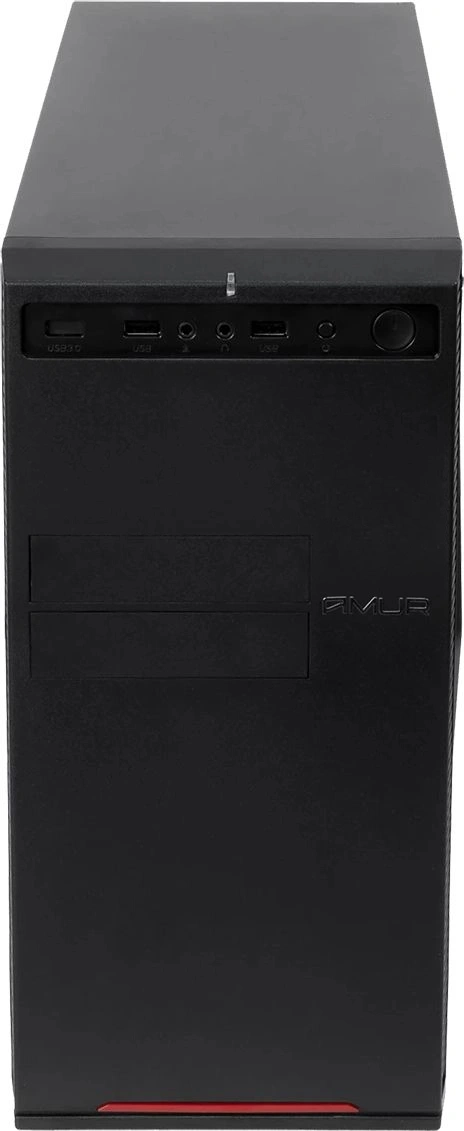 ПК Amur Нарвал A5А12 MT Ryzen 5 PRO 4650G (3.7) 8Gb SSD256Gb Vega 7 FreeDOS GbitEth 400W мышь клавиатура черный (RUS) (2116842)