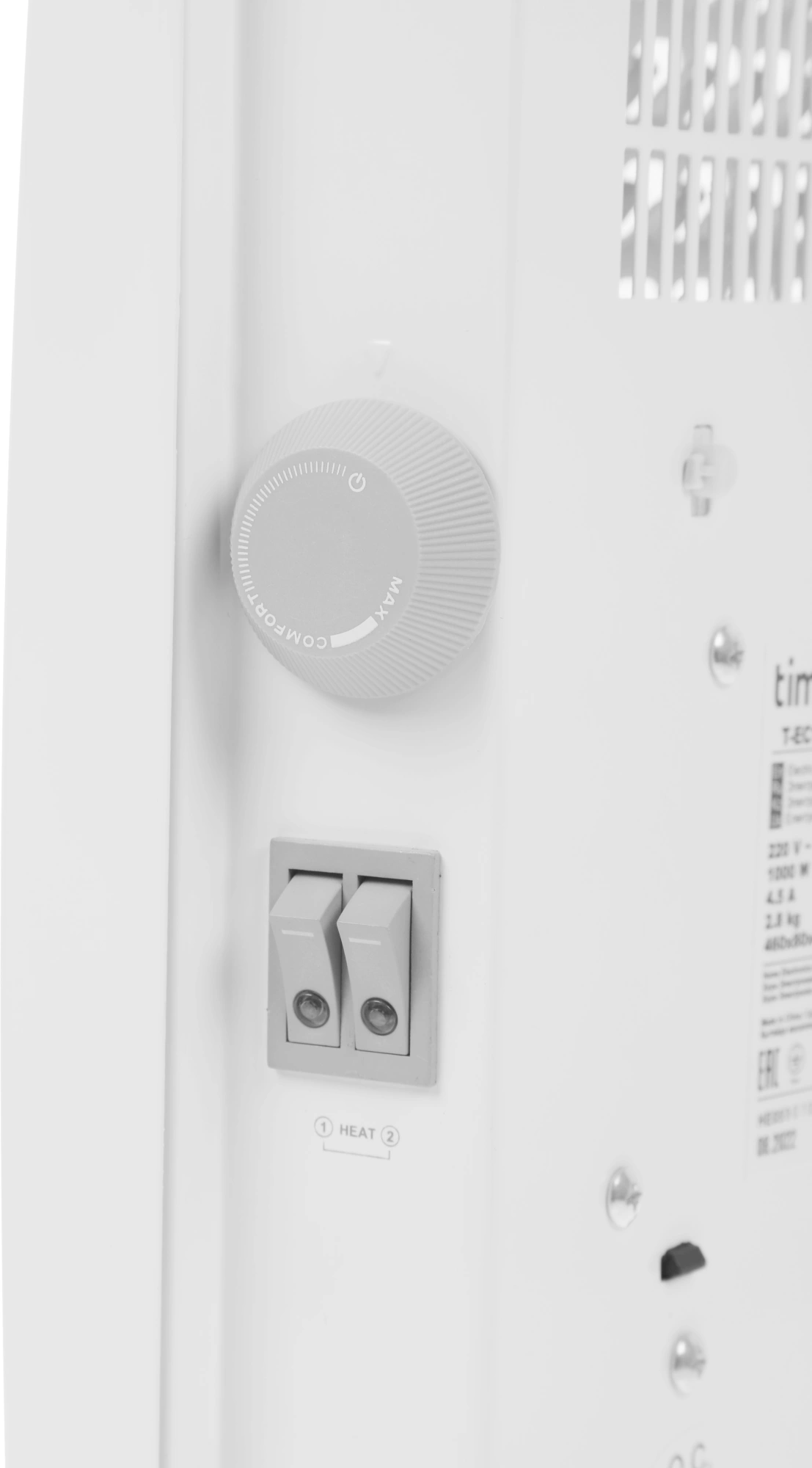 Конвектор Timberk Legend T-EC1000-S1M 1000Вт белый