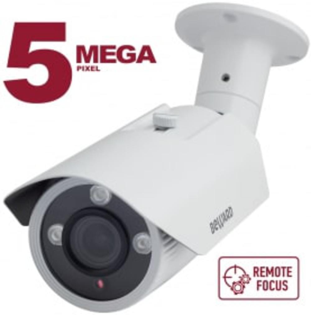 B5350RVZ2 - IP камера, 5 Мп, 1/2.8 КМОП SONY Starvis, 0.006 лк (день)/0.003 лк (ночь), 2xWDR до 120 дБ, H.265/H.264/MJPEG, 2592x1944, 25 к/с, моторизованный варифокальный объектив 2.7-13.5 мм, DC-Drive, электромеханический ИК-фильтр, ИК-подсветка (до 25 м