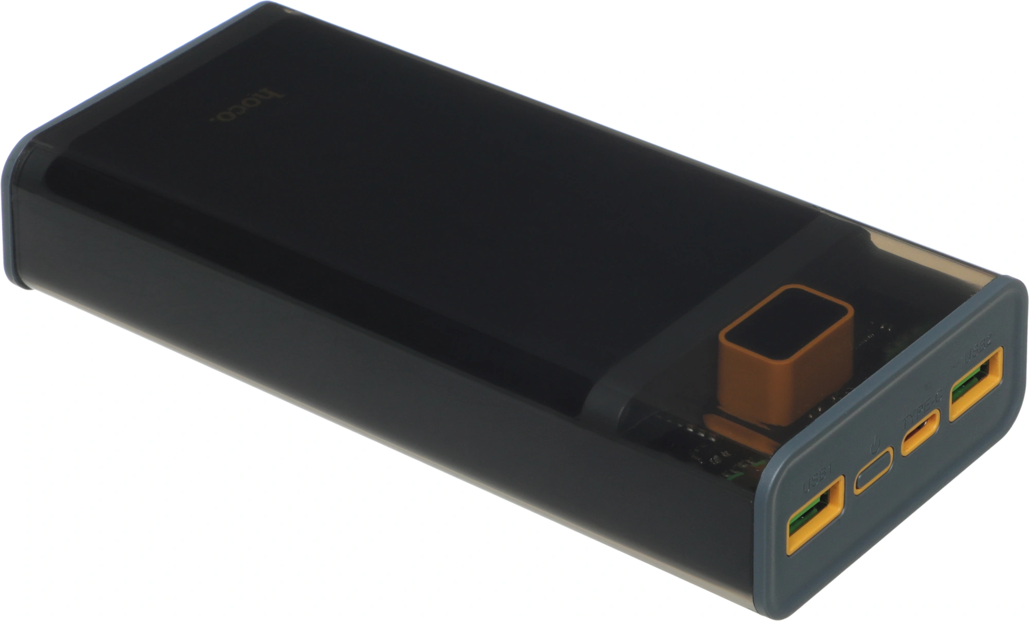 Мобильный аккумулятор Hoco J103A 20000mAh QC3.0/PD3.0 22.5W 5A 2xUSB-A/USB-C серый (88948)