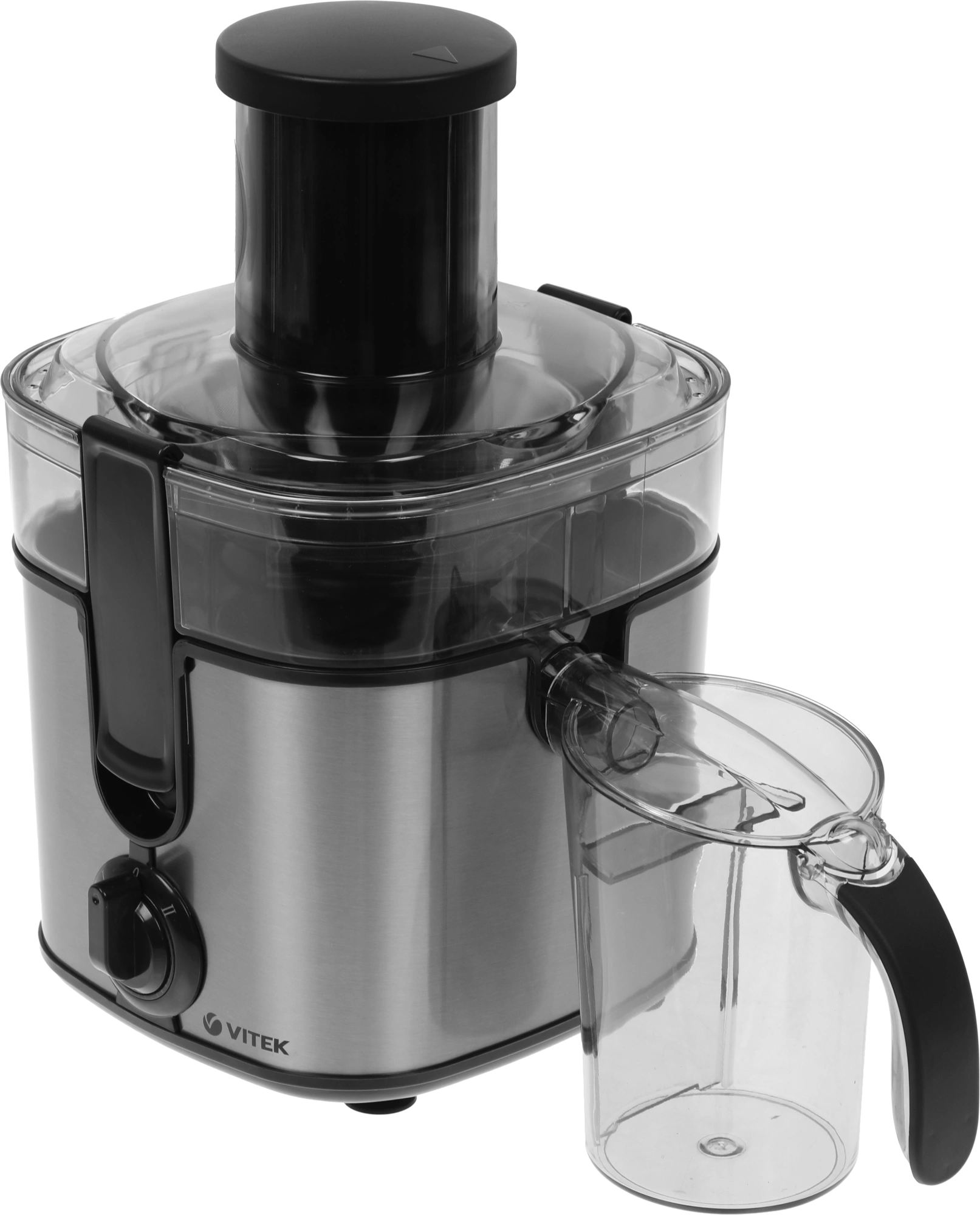 Соковыжималка центробежная Vitek VT-1600 1000Вт рез.сок.:600мл. стальной