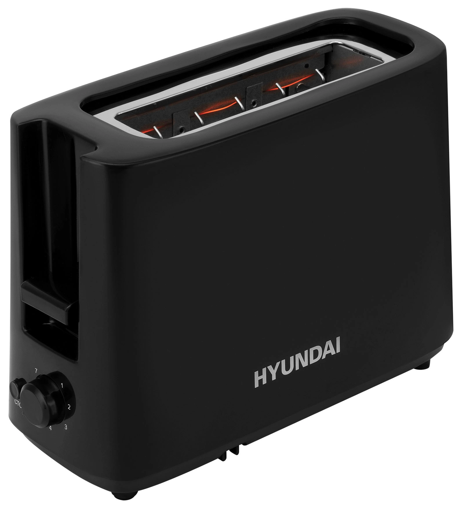 Тостер Hyundai HYT-8007 500Вт черный