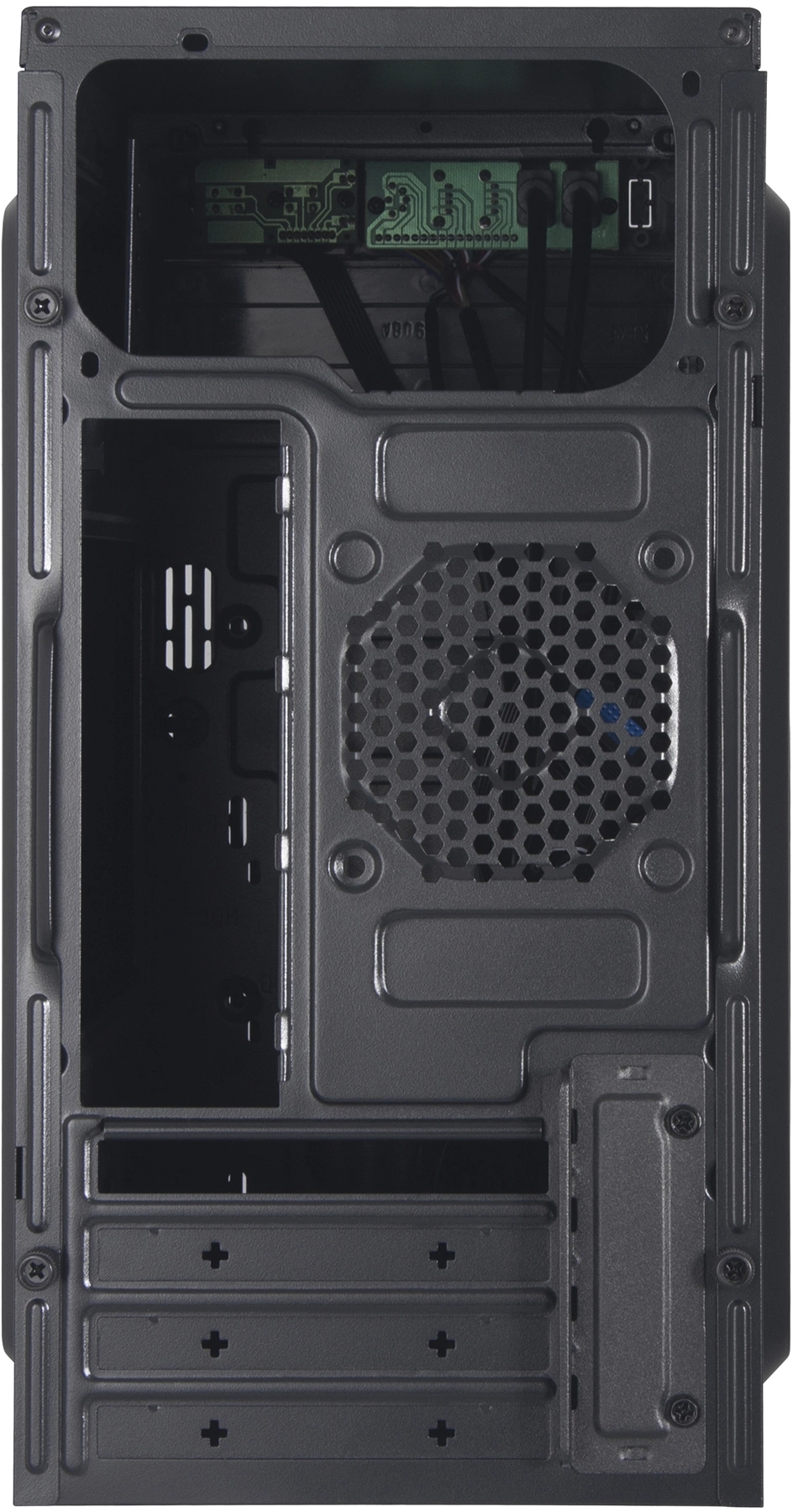 Корпус KingPrice KPCC-MN211 черный без БП mATX 1x80mm 2x120mm 2xUSB2.0 audio