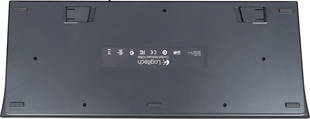 Клавиатура Logitech K280e черный USB (подставка для запястий) (920-005215) кабель 1.66м