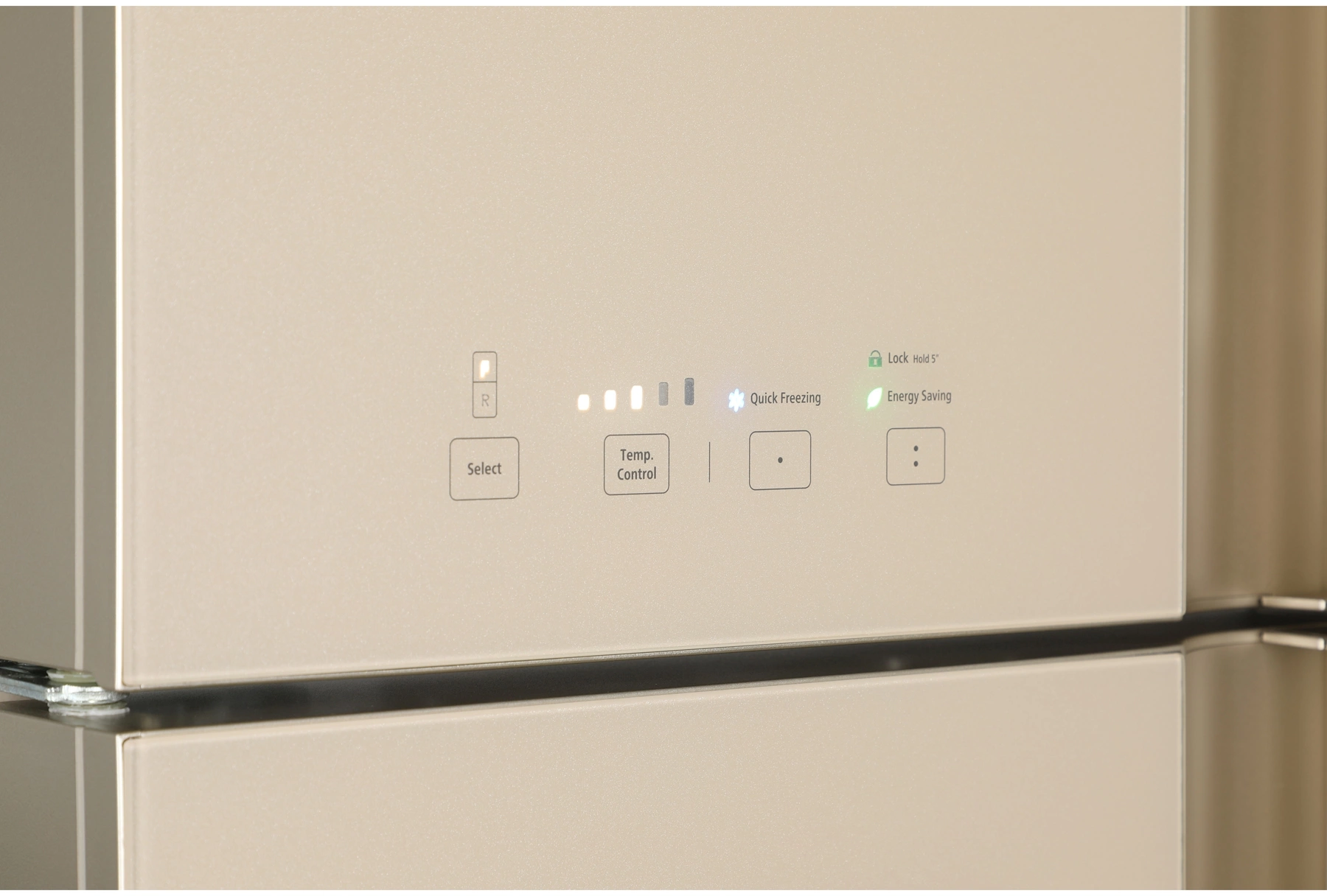 Холодильник Hitachi R-W660PUC7 GBE 2-хкамерн. бежевый стекло инвертер