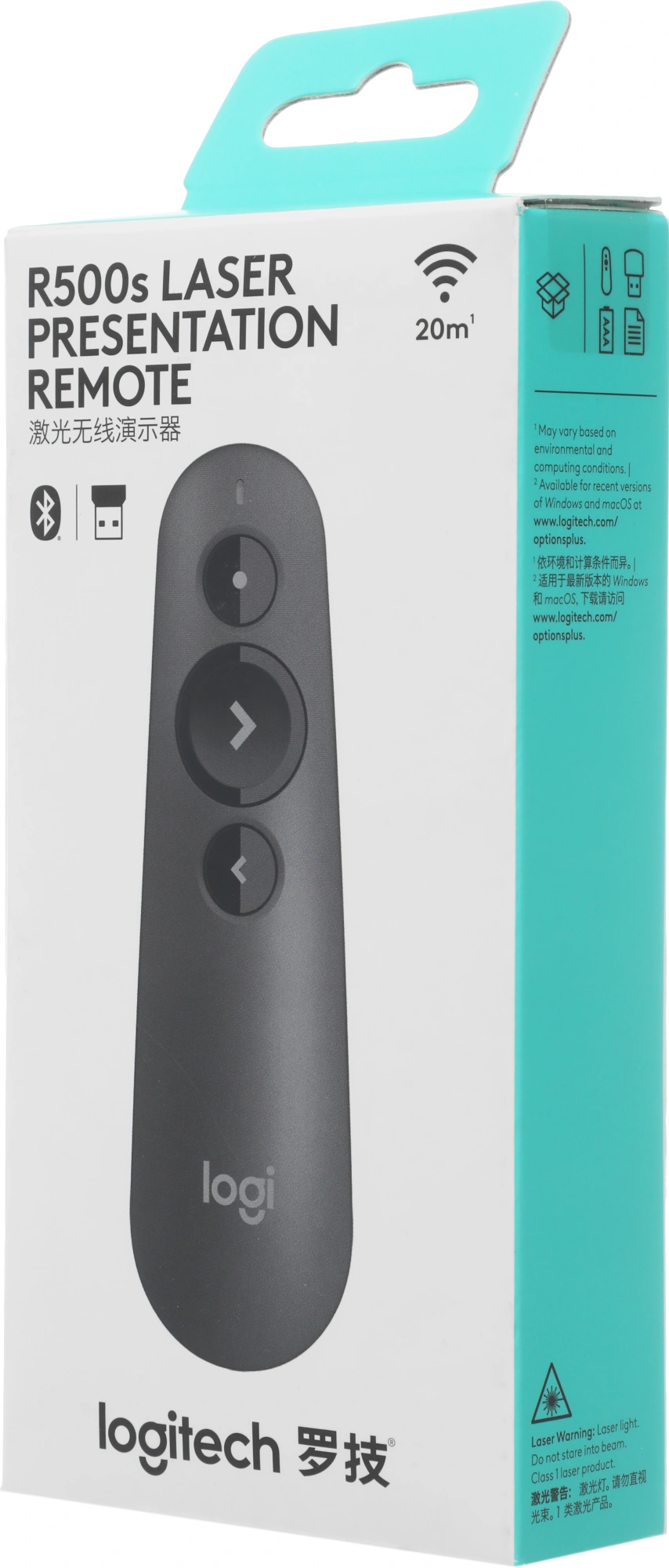 Презентер Logitech R500s BT/Radio USB (20м) серый
