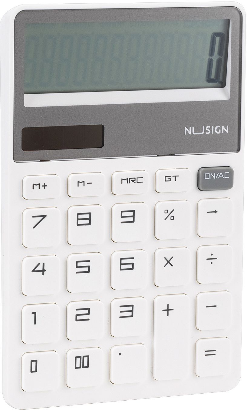Калькулятор настольный Deli Nusign ENS042WHITE белый 12-разр.