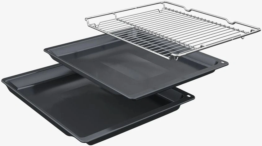 Духовой шкаф Электрический Bosch Serie 8 HBG7341B1 черный