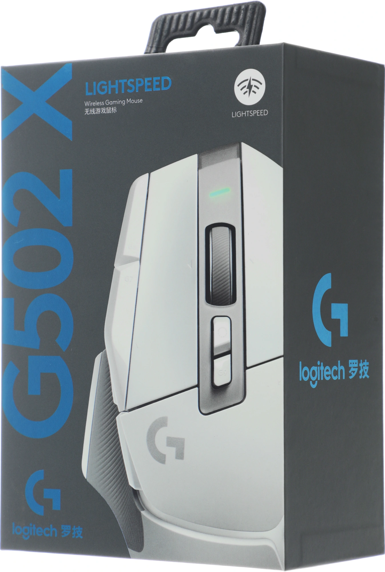 Мышь Logitech G502 X Lightspeed белый оптическая 25600dpi беспров. USB 13but (910-006228)