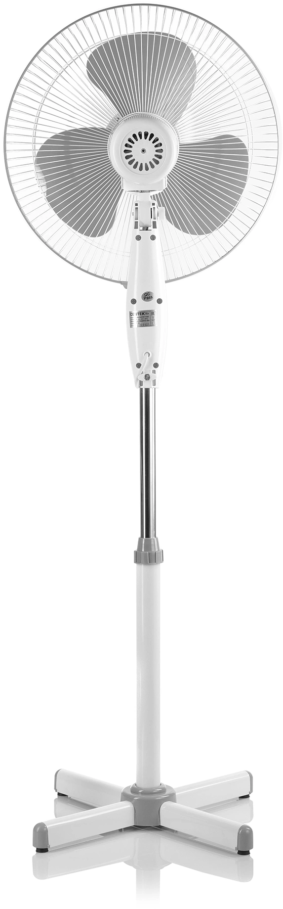Вентилятор напольный Centek CT-5021 40Вт скоростей:3 ПДУ серый/белый