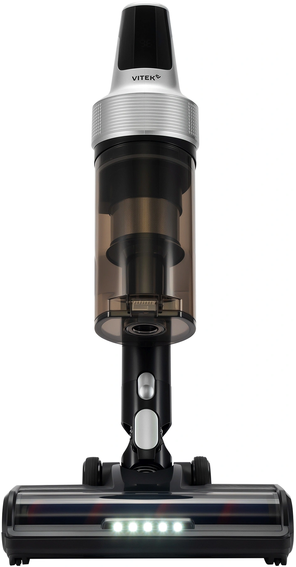 Пылесос Vitek VT-CLS01LIGHT 450Вт темно-серый/серебристый