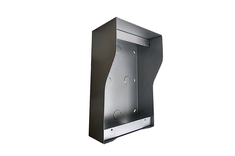BAS-IP BR-BA SILVER - Кронштейн с козырьком для накладного монтажа панелей BA-04 и BA-08.