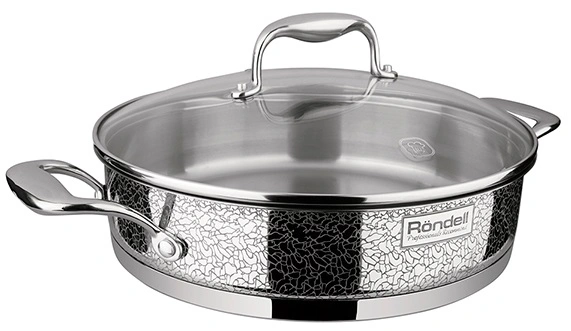 Сотейник Rondell Vintage RDS-353 2.9л. d=26см (с крышкой) стальной
