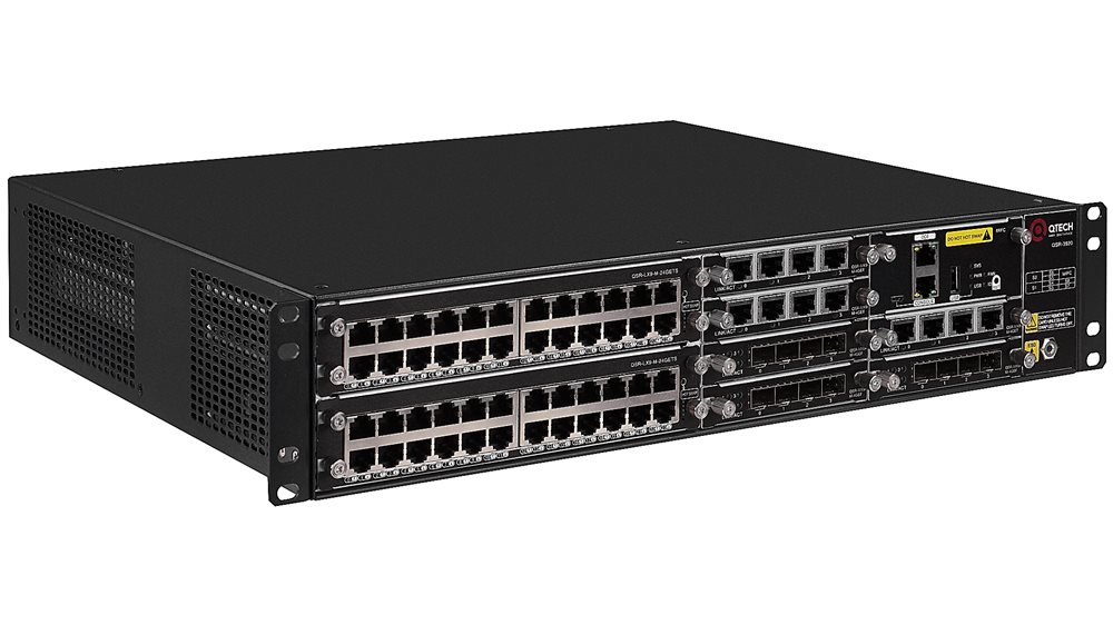 QSR-3920-08 Роутер шасси QTECH, 2U, 1 слот для карт 3ESP, 6 слотов для MX9, 2 слота для LX9, поддержка модульных блоков питания (модульные блоки питания в компл. поставки не входят), 1 слот для блока вент. (блок вент. в компл. поставки не входит)